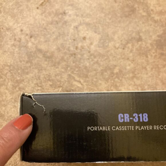 Gracioso Portable Cassette Player Recorder AM FM With Antenna Rare CR-318 NEW - Picture 6 of 8